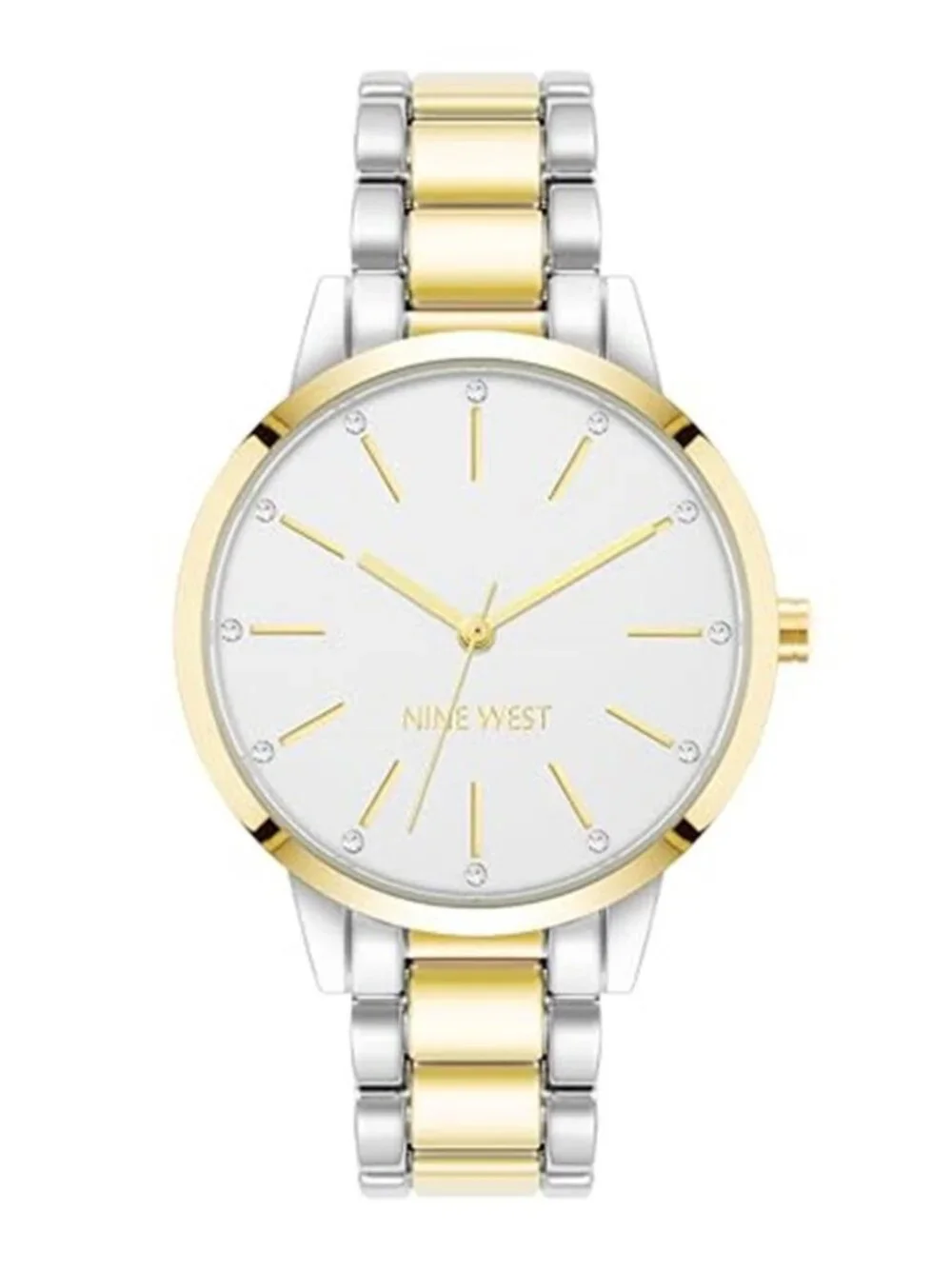 Nine West Women's Crystal Accented Bracelet Watch